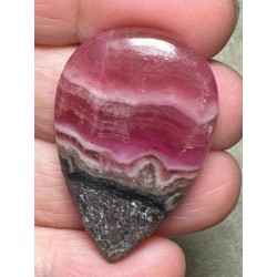 Teardrop 38x25mm Cobalt Calcite with Dolomite Cabochon 57